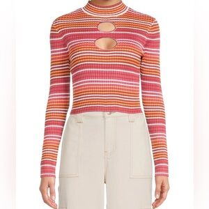 Madden NYC Cut Out Sweater